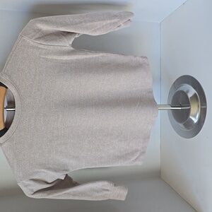 Beige Long Sleeve Sweater